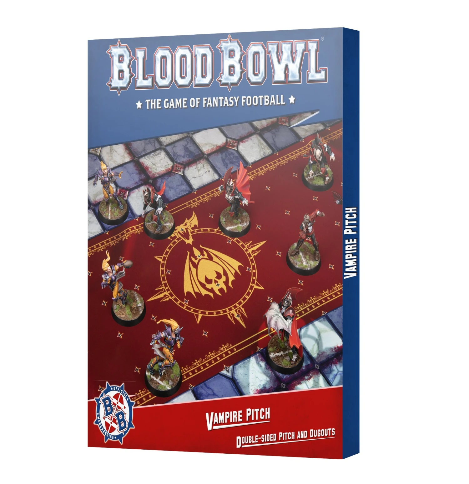 Blood Bowl Vampire Team Double-sided Pitch & Dugouts