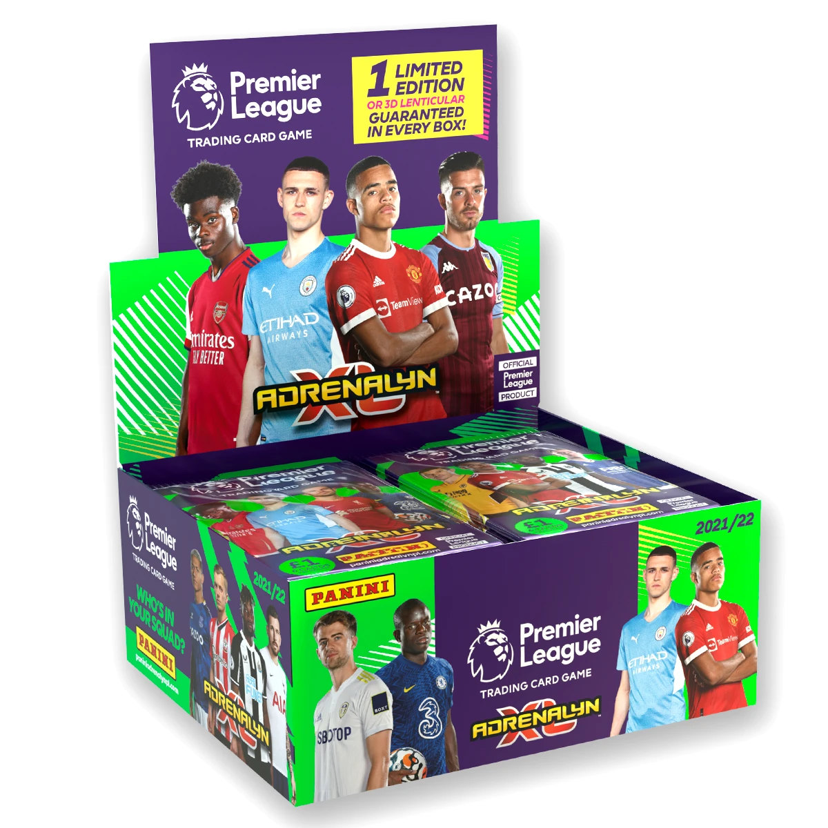 Panini Premier League 2021/22 Adrenalyn XL Booster Box (70 Packs)