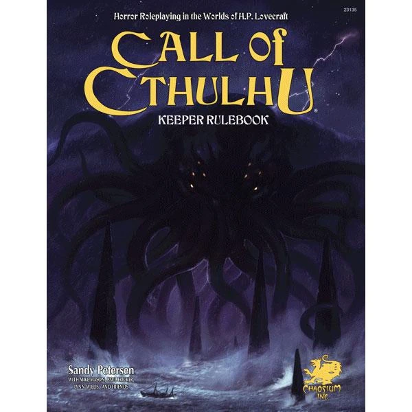 Call Of Cthulhu Keeper Rulebook - Revised 7th Edition