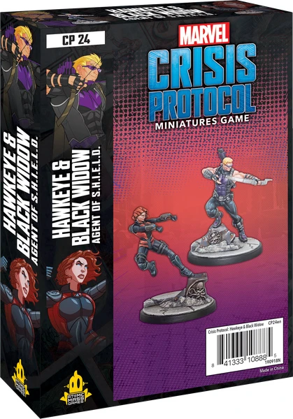 Hawkeye And Black Widow - Marvel Crisis Protocol