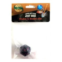 Poly Hero Dice: D20 Orb - Shadow And Demon's Eye