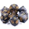 Silver Sparkle Dice Set