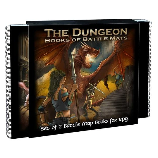Loke BattleMats The Dungeon Books Of Battle Mats