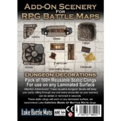 Add-On Scenery For RPG Battle Maps - Dungeon Decorations