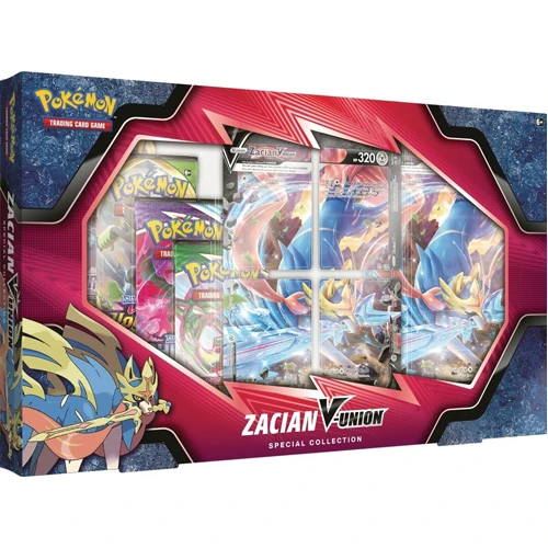 V Union Box Zacian Pokemon