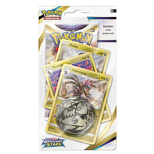 SWSH 9 Brilliant Stars Premium Checklane Blister Hydreigon - Pokemon