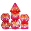 Pride Flags Lesbian Frosted Dice Set