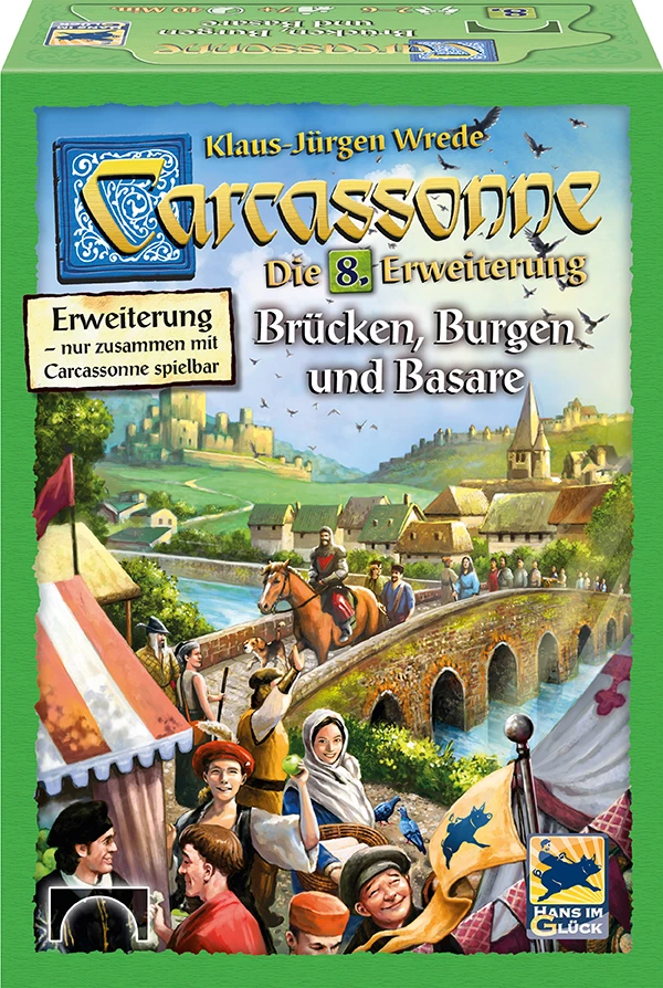 Carcassonne: Bridges, Castles, And Bazaars (2015) German + English Rules - German