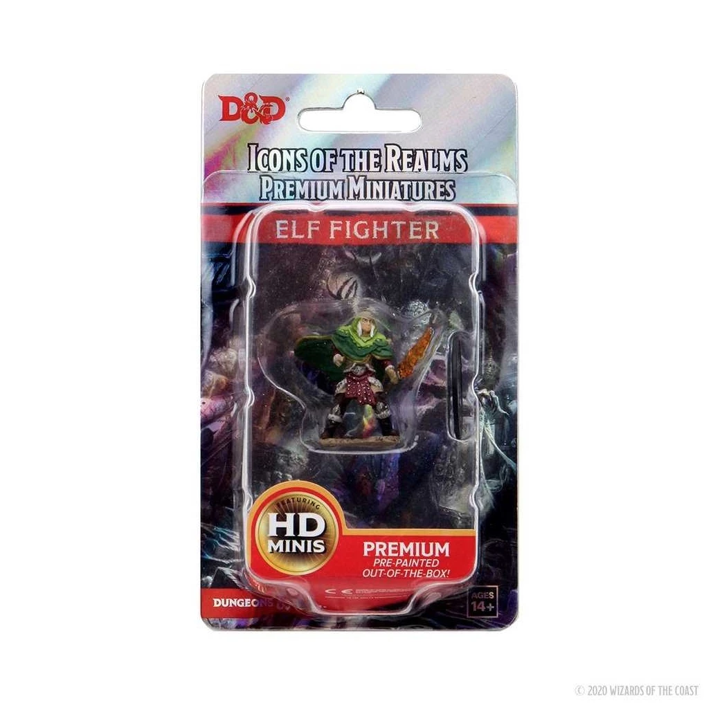 Elf Fighter Male D&D Icons Of The Realms Premium Figures (W4)